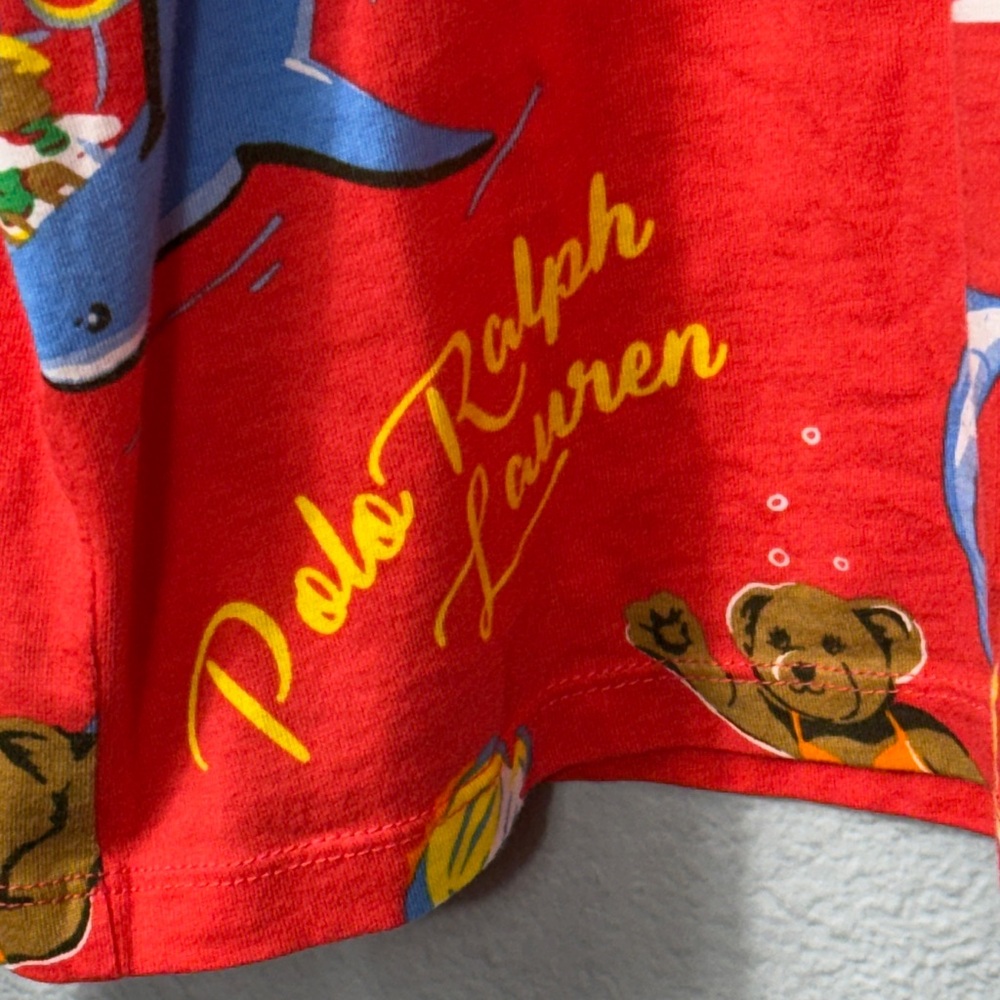 Polo Ralph Lauren Bear Jersey Hooded T-Shirt - Picture 4 of 8